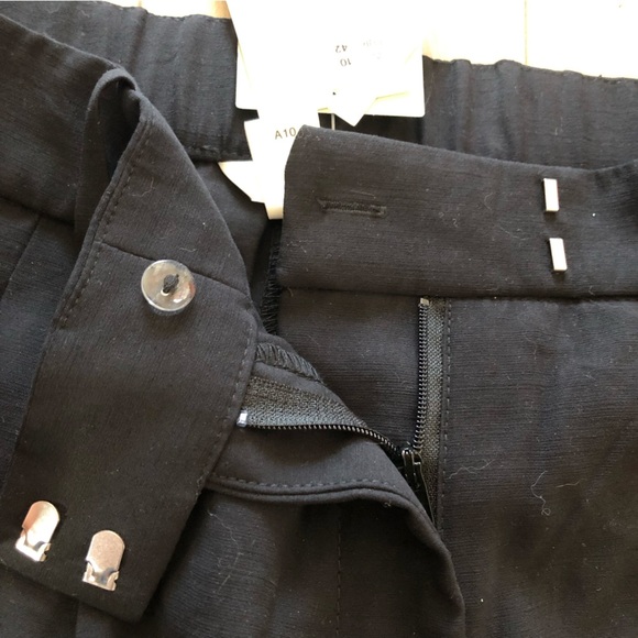 NWT H&M Conscious Viscose Blend Black Work Pants - Picture 4 of 9